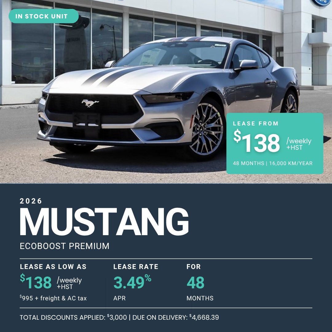 2026 Ford Mustang Ecoboost