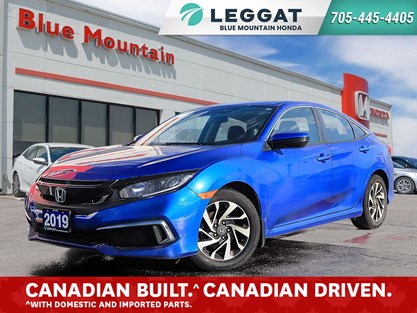 2019 Honda Civic EX CVT|5-Star Safety|Reliable