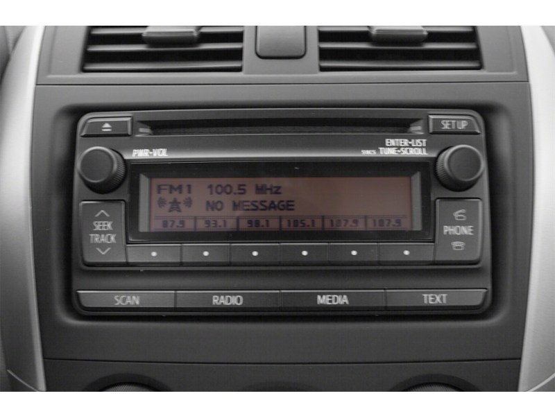 2012 Toyota Corolla 4dr Sdn Man CE Interior Shot 2