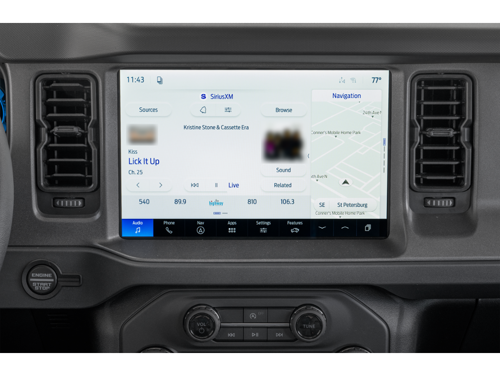 2026 ford bronco Interior