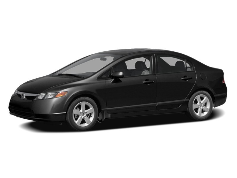 2008 Honda Civic Sdn 4dr Auto LX Nighthawk Black Pearl  Shot 8