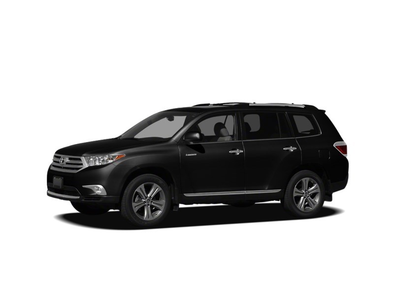 2012 Toyota Highlander 4WD 4dr Black  Shot 1
