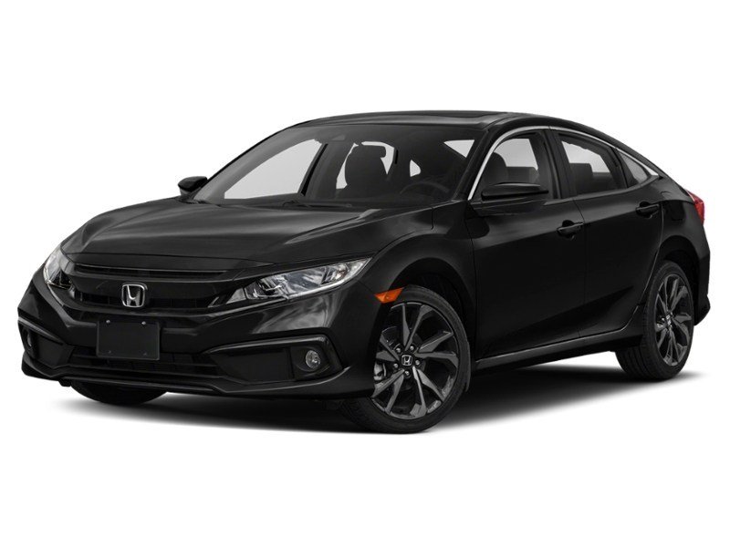 2021 Honda Civic Sedan Sport CVT Crystal Black Pearl  Shot 1