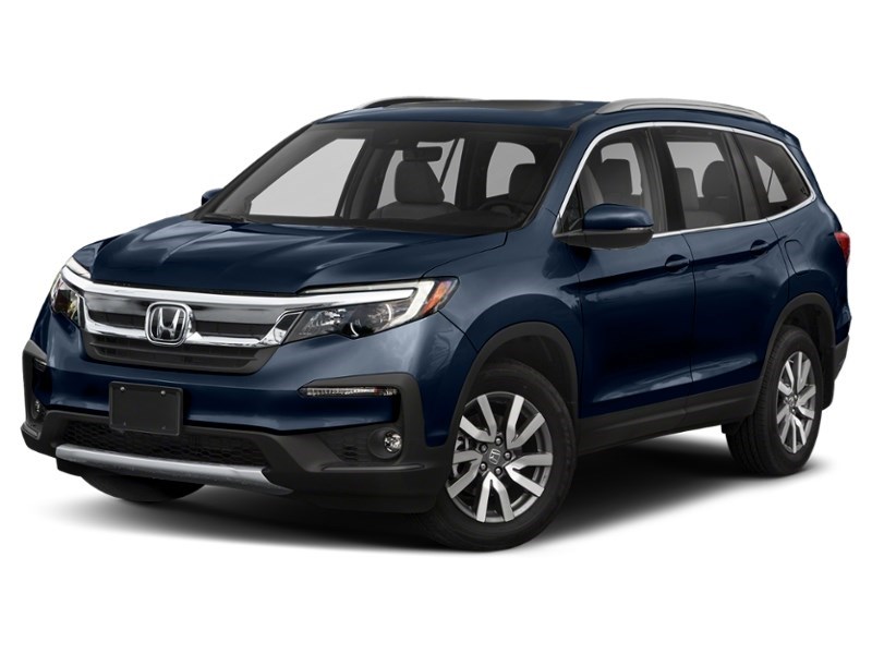 2019 Honda Pilot EX-L Navi AWD Obsidian Blue Pearl  Shot 2
