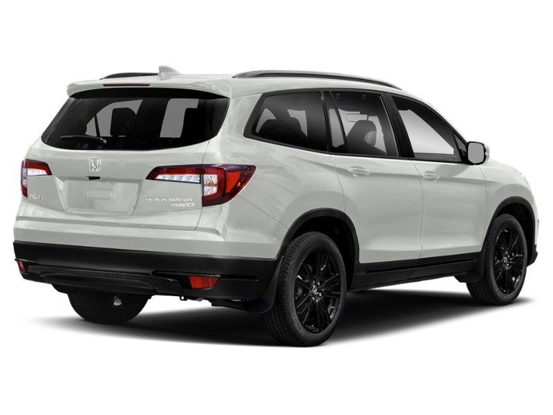 2020 Honda Pilot Black Edition AWD Platinum White Pearl  Shot 2
