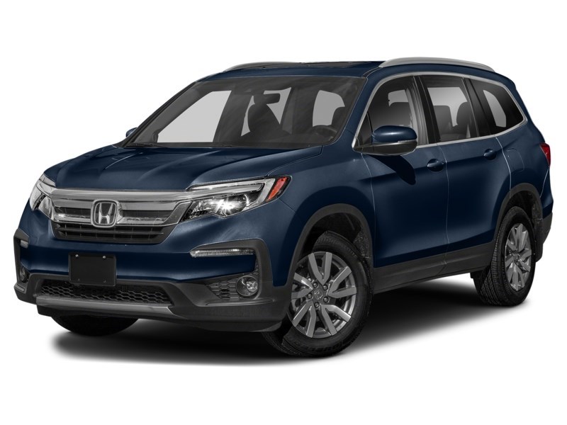 2021 Honda Pilot EX-L Navi AWD Obsidian Blue Pearl  Shot 10