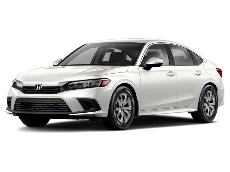 2022 Honda Civic Sedan LX CVT Platinum White Pearl  Shot 1