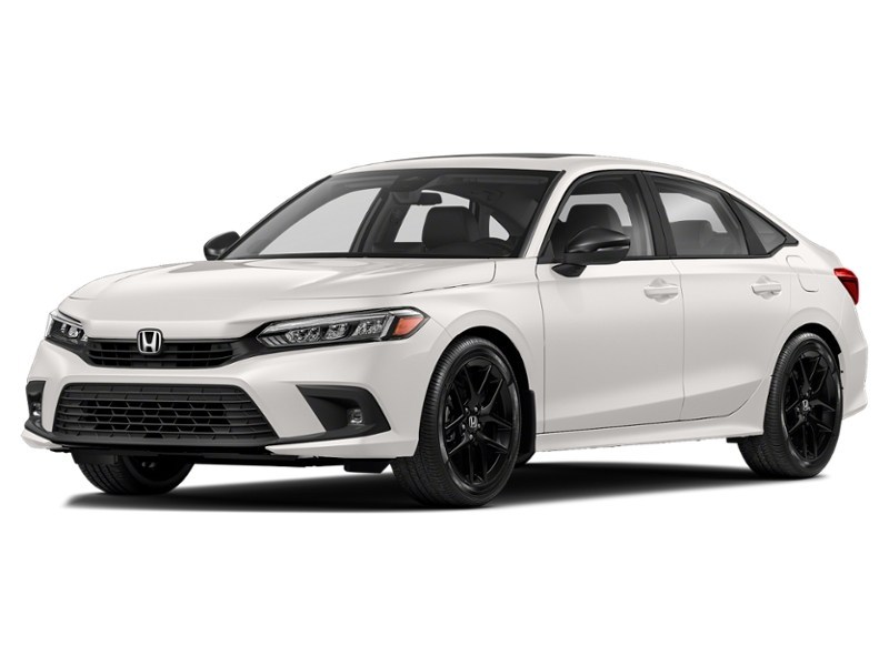 2024 Honda Civic Sedan Sport CVT Platinum White Pearl  Shot 3