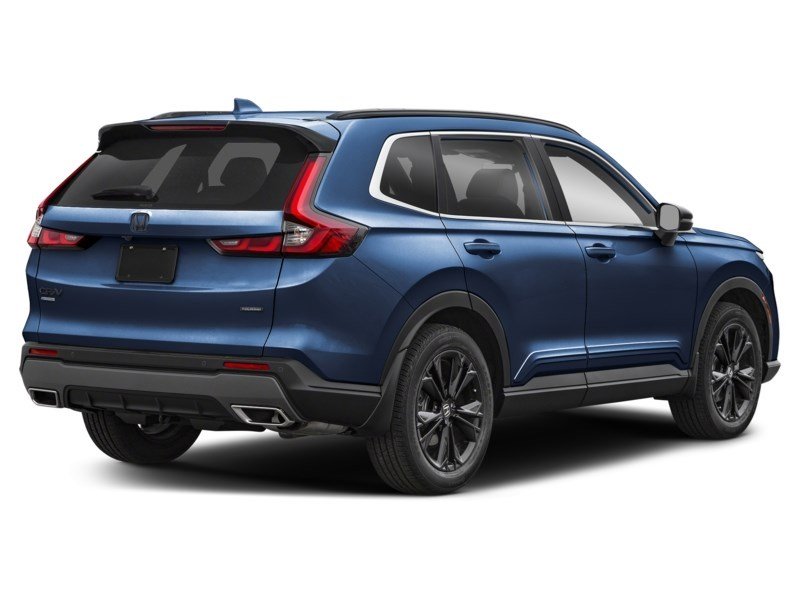 2025 Honda CR-V Hybrid Touring AWD Canyon River Blue Metallic  Shot 12