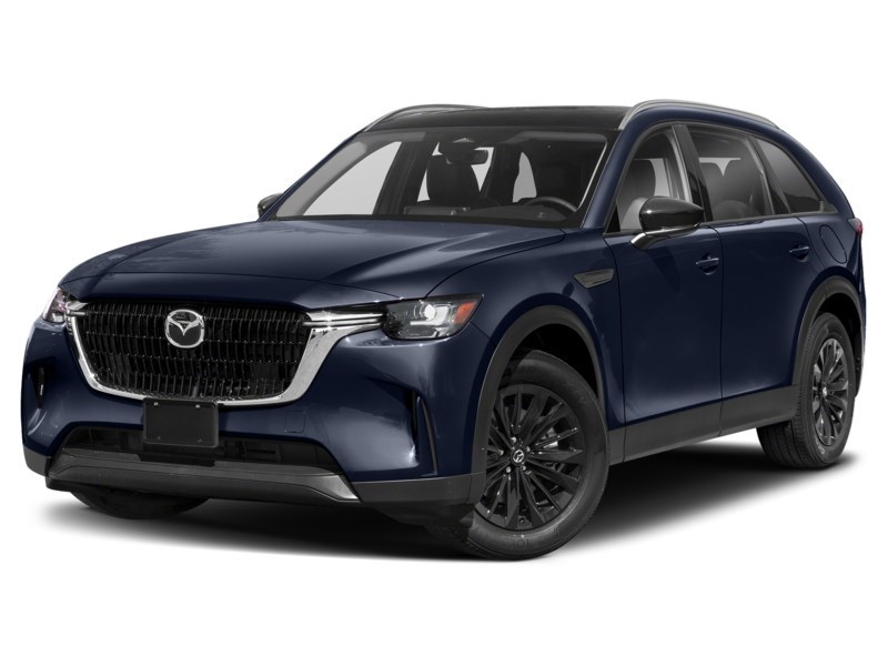 2025 Mazda CX-90 MHEV GS-L AWD Deep Crystal Blue Mica  Shot 4
