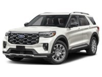 2026 Ford Explorer Platinum 4WD Star White Metallic Tri-Coat  Shot 1