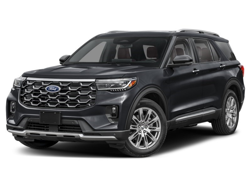 2026 Ford Explorer Platinum 4WD Agate Black Metallic  Shot 1