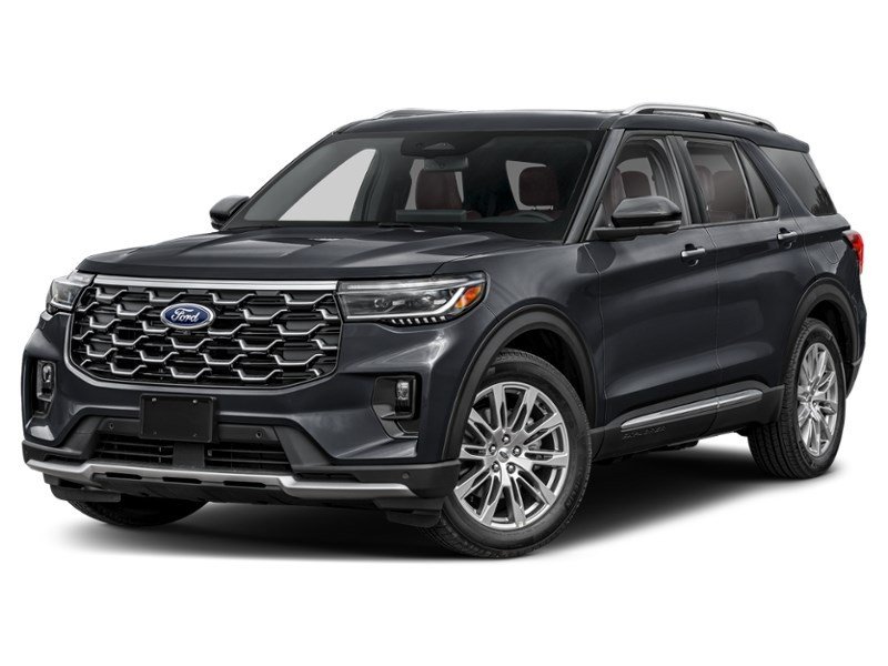 2027 Ford Explorer Platinum 4WD Agate Black Metallic  Shot 1