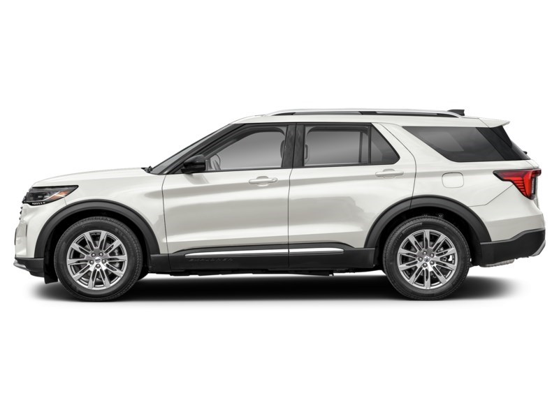 2026 Ford Explorer Platinum 4WD Star White Metallic Tri-Coat  Shot 3