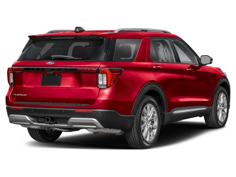 2026 Ford Explorer Platinum 4WD Rapid Red Metallic Tinted Clearcoat  Shot 2