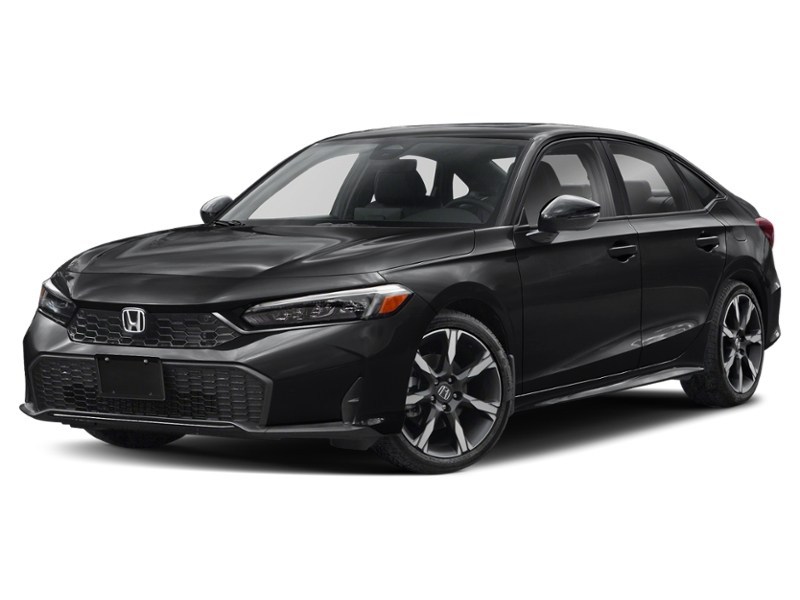 2025 Honda Civic Sedan Hybrid Sport Touring eCVT Crystal Black Pearl  Shot 7