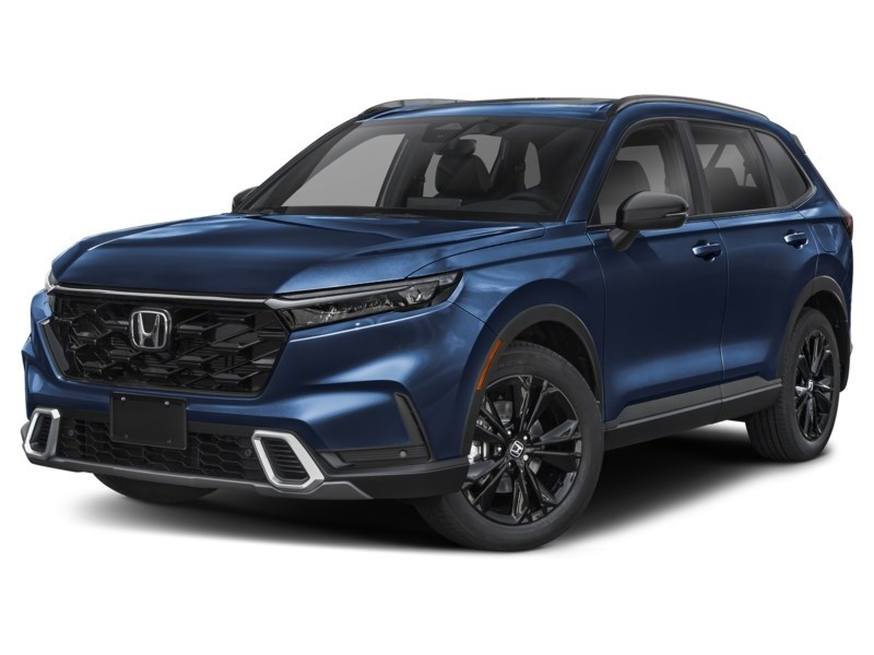 2026 Honda CR-V Hybrid Touring AWD Canyon River Blue Metallic  Shot 1