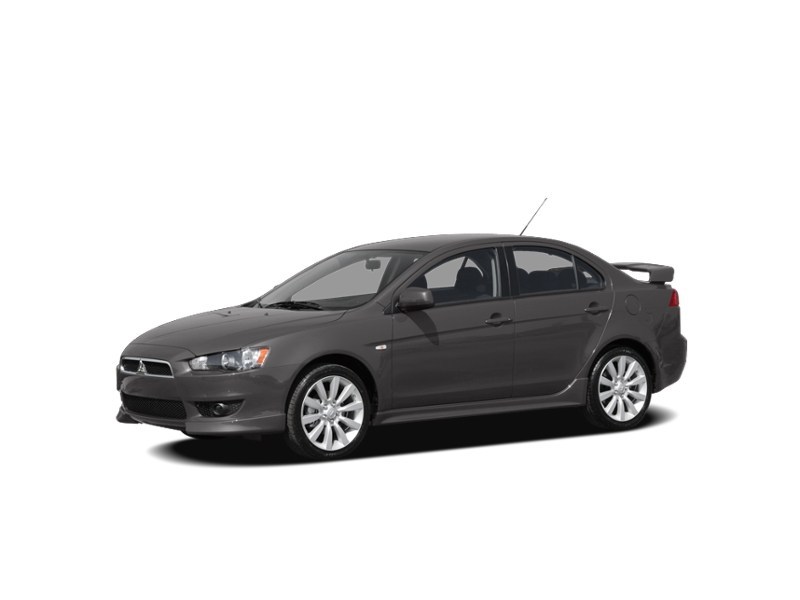 2010 Mitsubishi Lancer 4dr Sdn CVT DE Graphite Grey Pearl  Shot 3
