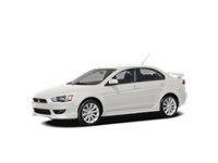 2010 Mitsubishi Lancer 4dr Sdn CVT DE Wicked White  Shot 4
