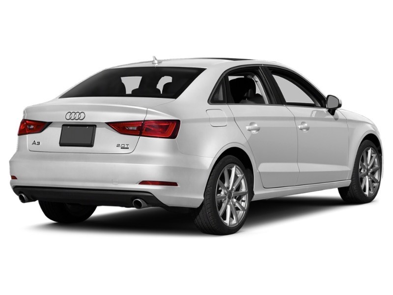 2015 Audi A3 4dr Sdn FrontTrak 1.8T Komfort Glacier White Metallic  Shot 24