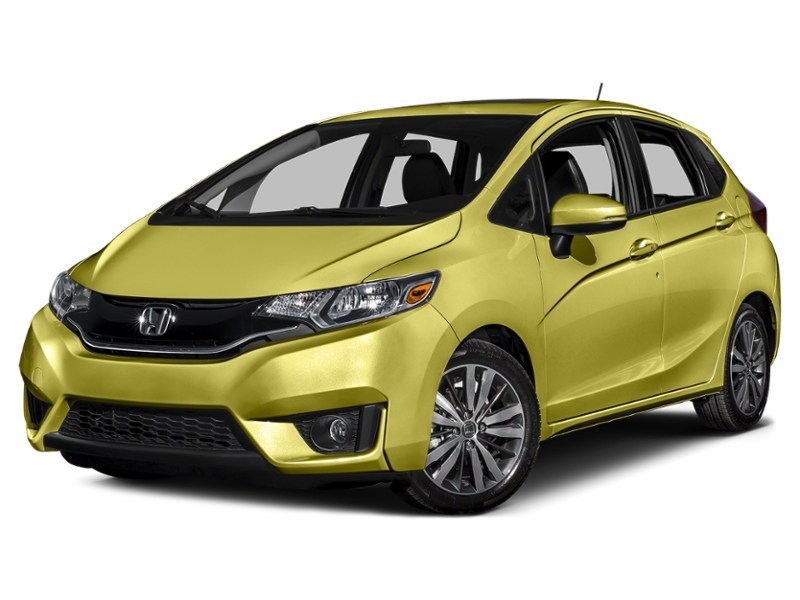 2015 Honda Fit 5dr HB CVT EX-L Navi Mystic Yellow Pearl  Shot 34