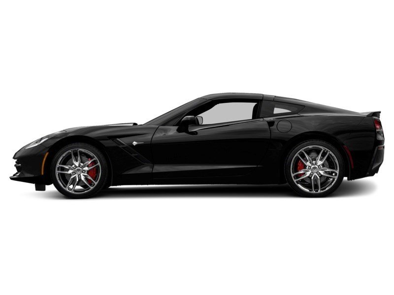 2015 Chevrolet Corvette 2dr Stingray Z51 Cpe w/3LT Black  Shot 3