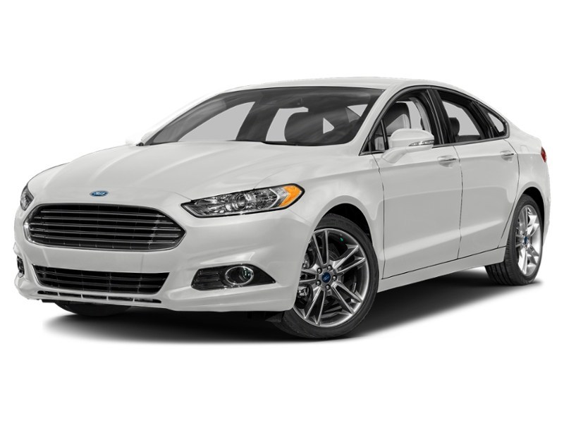 2014 Ford Fusion 4dr Sdn Titanium AWD White Platinum Tri-Coat  Shot 1