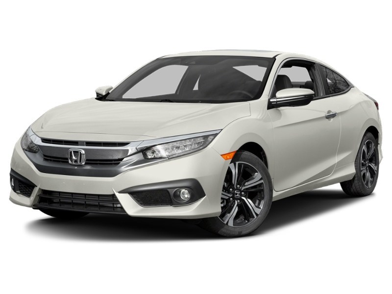 2016 Honda Civic Coupe 2dr CVT Touring White Orchid Pearl  Shot 1