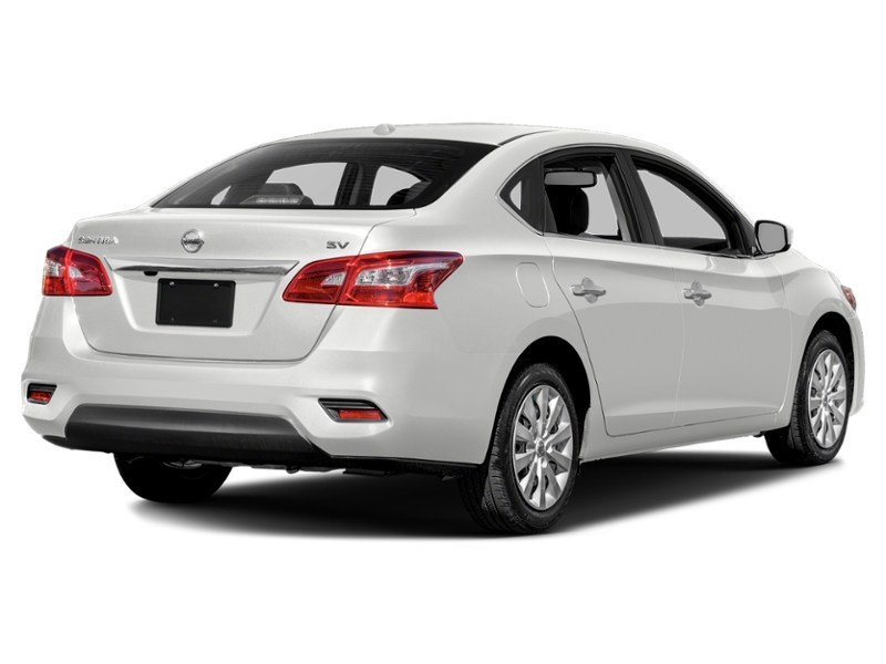 2017 Nissan Sentra 4dr Sdn CVT S Aspen White Pearl  Shot 6