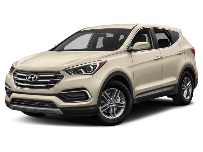 2018 Hyundai Santa Fe Sport 2.4L FWD Frost White  Shot 1