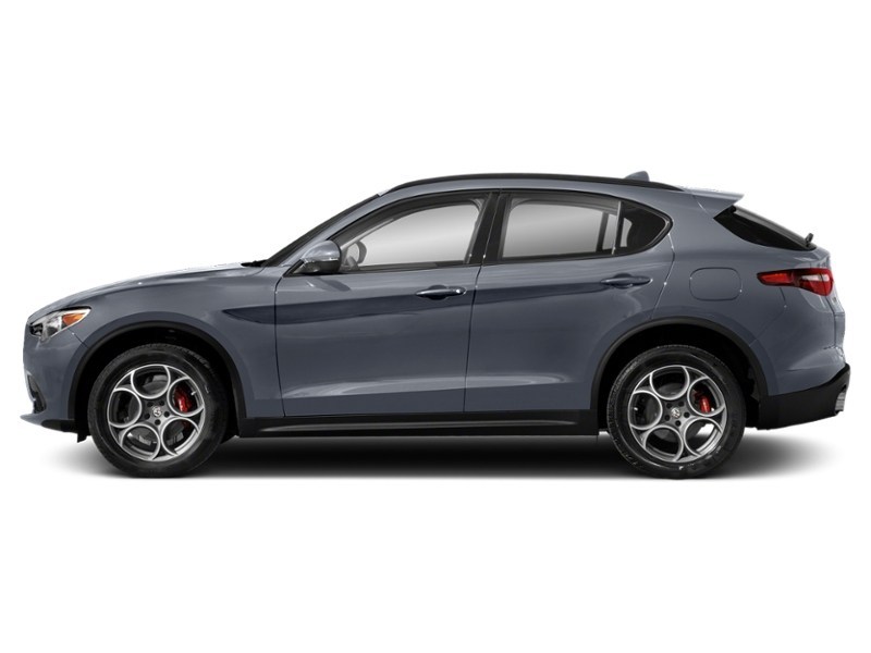 2018 Alfa Romeo Stelvio Ti Sport AWD Stromboli Grey Metallic  Shot 45