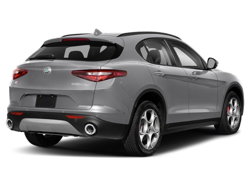 2018 Alfa Romeo Stelvio Ti Sport AWD Silverstone Grey Metallic  Shot 8