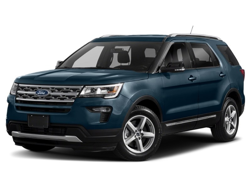 2018 Ford Explorer XLT 4WD Blue Metallic  Shot 4