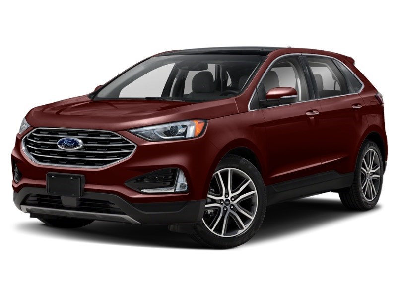 2020 Ford Edge SEL AWD Burgundy Velvet Metallic Tinted Clearcoat  Shot 5