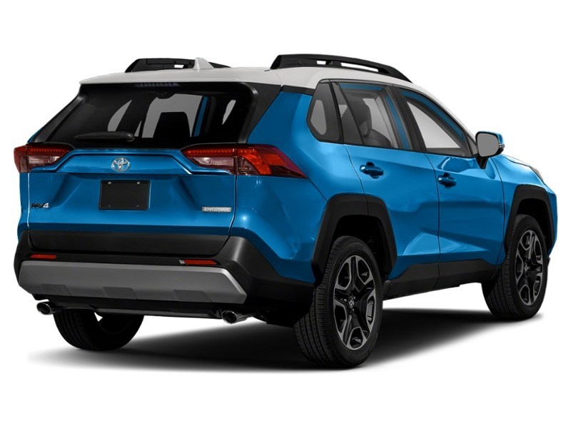2019 Toyota RAV4 AWD Trail Blue Flame w/White Roof  Shot 8