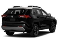 2019 Toyota RAV4 AWD Trail Midnight Black Metallic w/White Roof  Shot 24