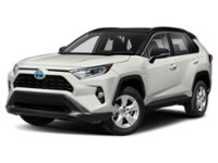 2021 Toyota RAV4 Hybrid Hybrid XLE AWD Blizzard Pearl w/Black Roof  Shot 4