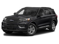 2022 Ford Explorer XLT 4WD Agate Black Metallic  Shot 1