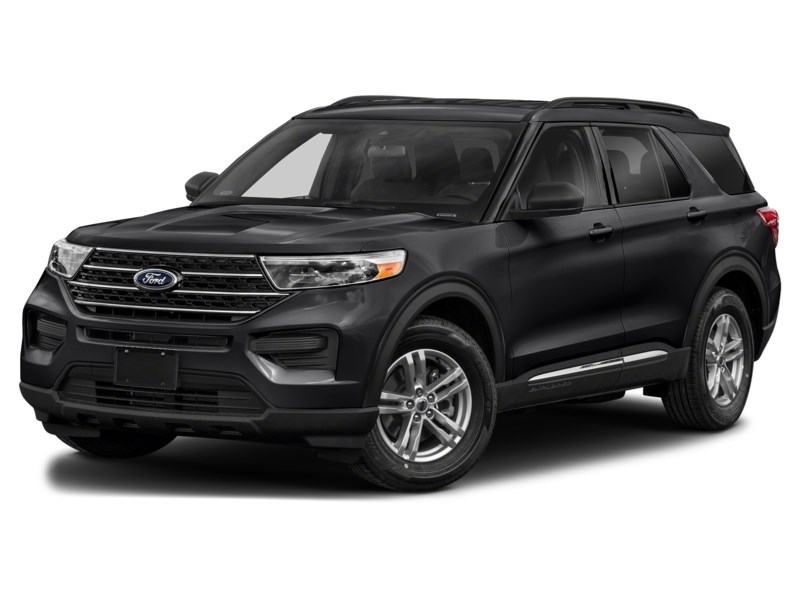 2022 Ford Explorer XLT 4WD Agate Black Metallic  Shot 4