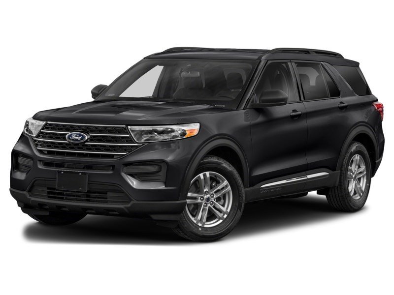 2020 Ford Explorer XLT 4WD Agate Black Metallic  Shot 4