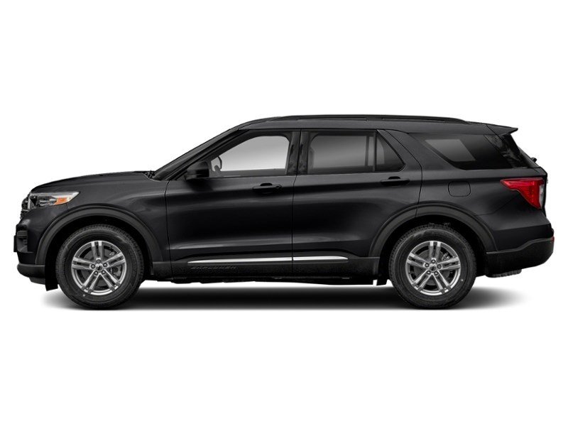 2022 Ford Explorer XLT 4WD Agate Black Metallic  Shot 3