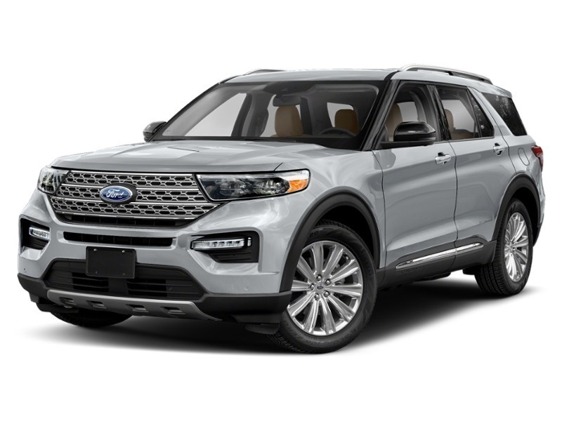 2023 Ford Explorer Limited 4WD Iconic Silver Metallic  Shot 4