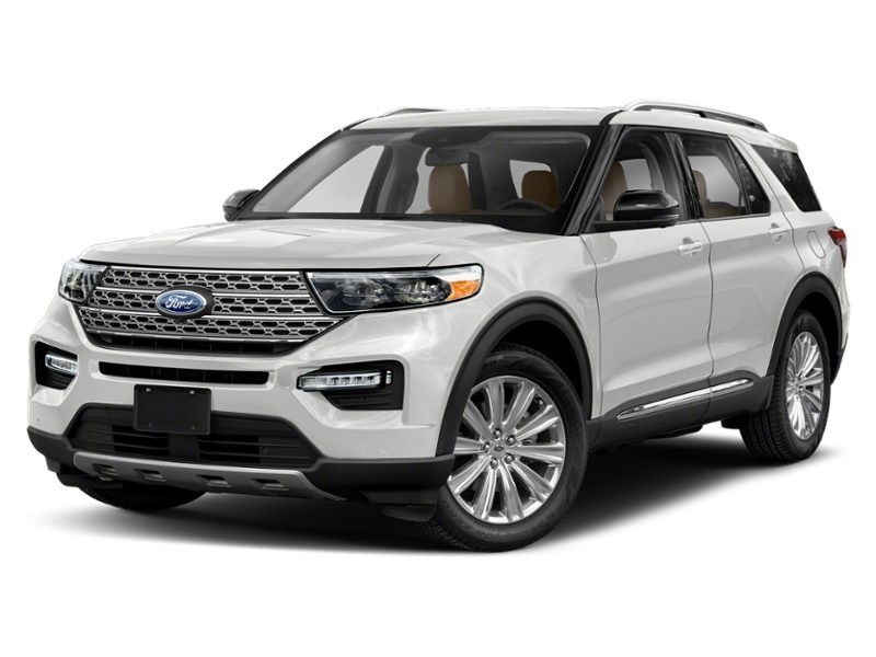 2023 Ford Explorer Limited 4WD Oxford White  Shot 34