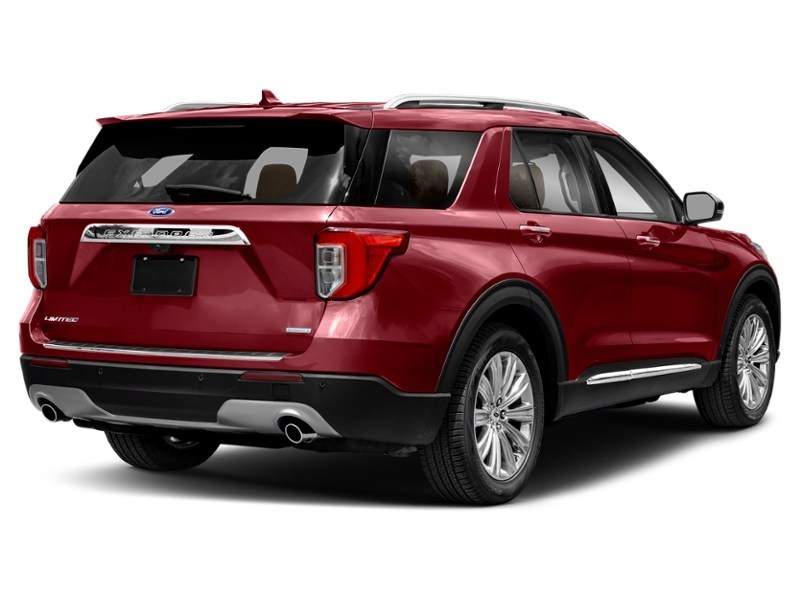 2023 Ford Explorer Limited 4WD Rapid Red Metallic Tinted Clearcoat  Shot 14