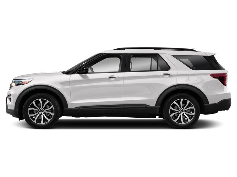 2022 Ford Explorer ST 4WD Star White Metallic Tri-Coat  Shot 3