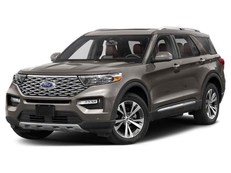 2021 Ford Explorer Platinum 4WD Stone Grey Metallic  Shot 13