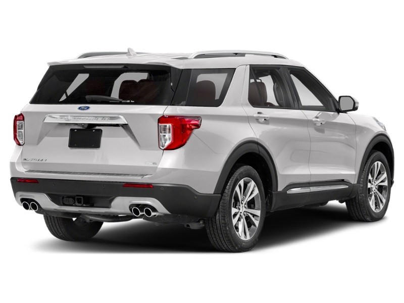 2021 Ford Explorer Platinum 4WD Star White Metallic Tri-Coat  Shot 8