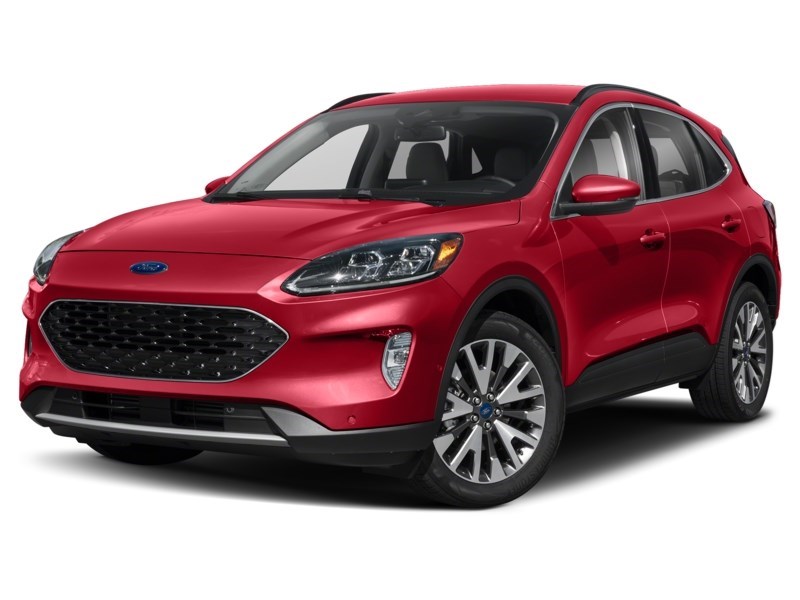 2021 Ford Escape Titanium Hybrid AWD Rapid Red Metallic Tinted Clearcoat  Shot 13