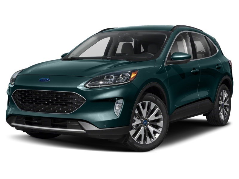 2020 Ford Escape Titanium Hybrid | AWD | NAV | LEATHER | B&O Dark Persian Green Metallic  Shot 1