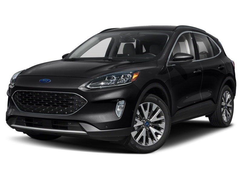 2021 Ford Escape Titanium Hybrid AWD Agate Black Metallic  Shot 25